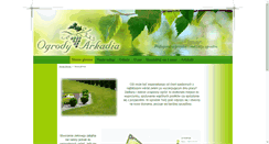 Desktop Screenshot of ogrody-arkadia.pl