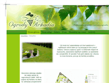 Tablet Screenshot of ogrody-arkadia.pl